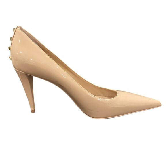 Valentino Rockstud Patent Leather Pump Heel Pointed Toe Mismatched Sz 8.5/8 - Picture 1 of 10
